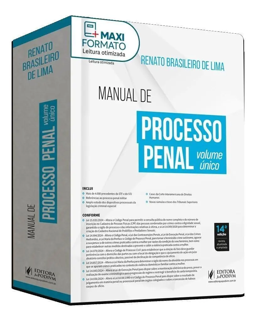 Manual de Processo Penal - Volume Único 14Ed.2025 - 1