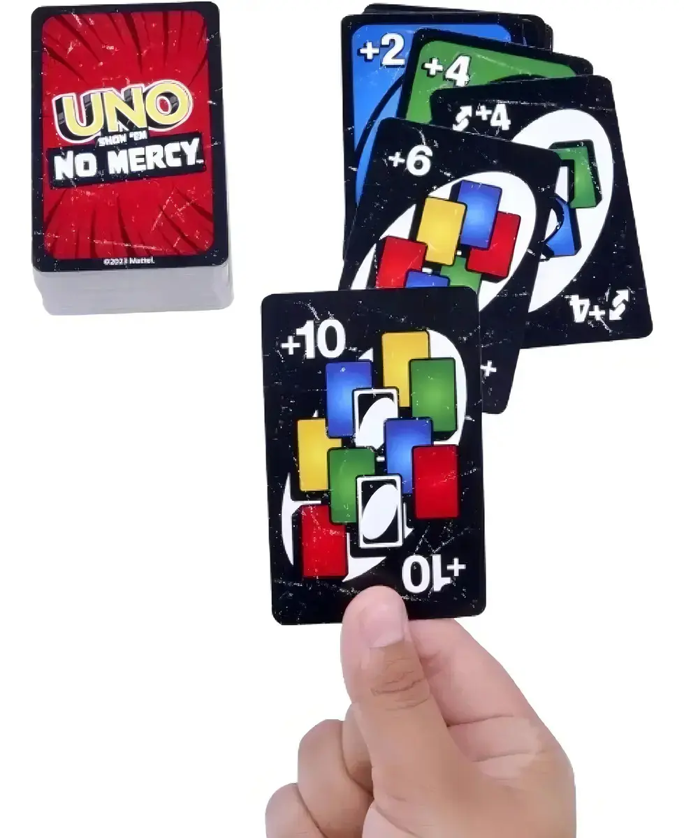 Uno Edição Especial Show Em No Mercy Jogo De Cartas Baralho thumbnail 5