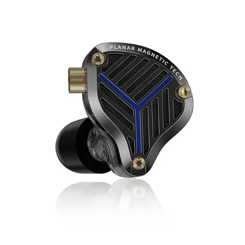 Fones de ouvido com fio KZ PRX, driver planar, fones de ouvido de música, fones de ouvido de monitor de graves HiFi, fone de ouvido esportivo