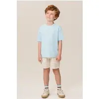 Infantil - Conjunto Bugbee Camiseta Meia Malha Bermuda Tecido Eco - 1