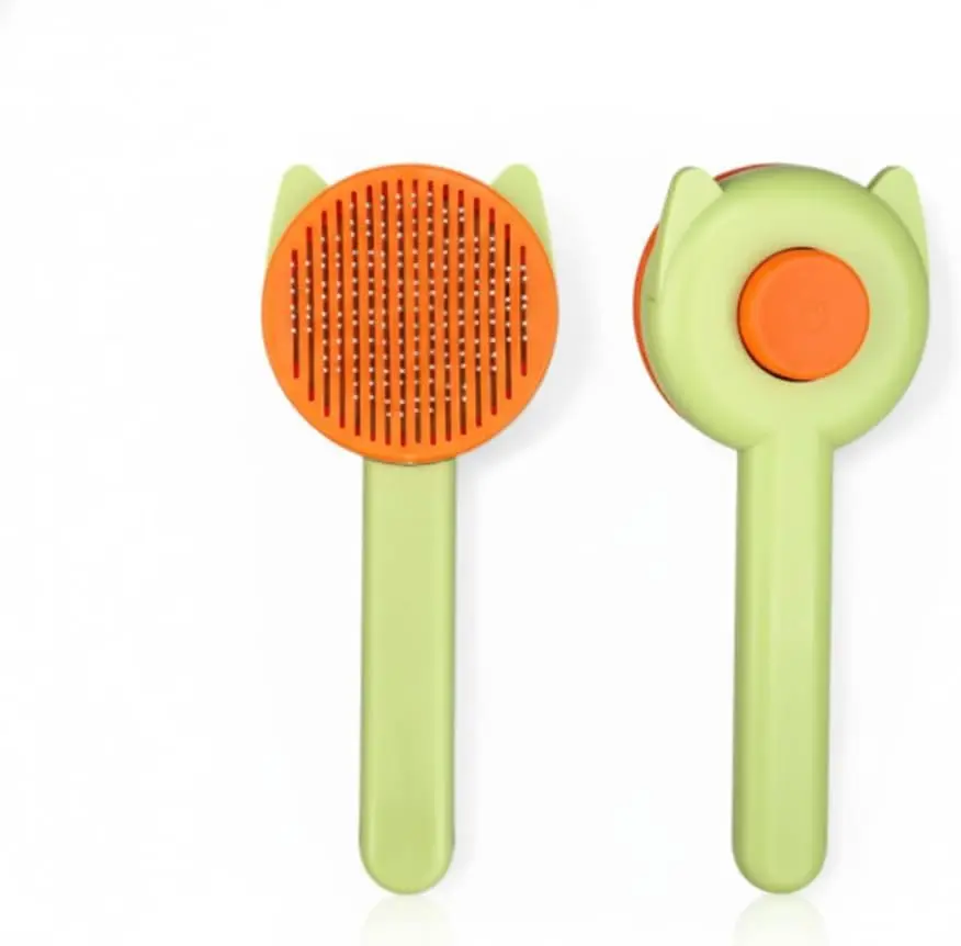 Escova tira pelo Cães e Gatos Pet Design Gatinho | Macia, Ergonômica, Ideal para Pets Pequenos e Grandes, Inteligente, Cães e Gatos
