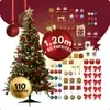 Árvore de Natal 1,20m com 80 Enfeites Zenx Medali - 1