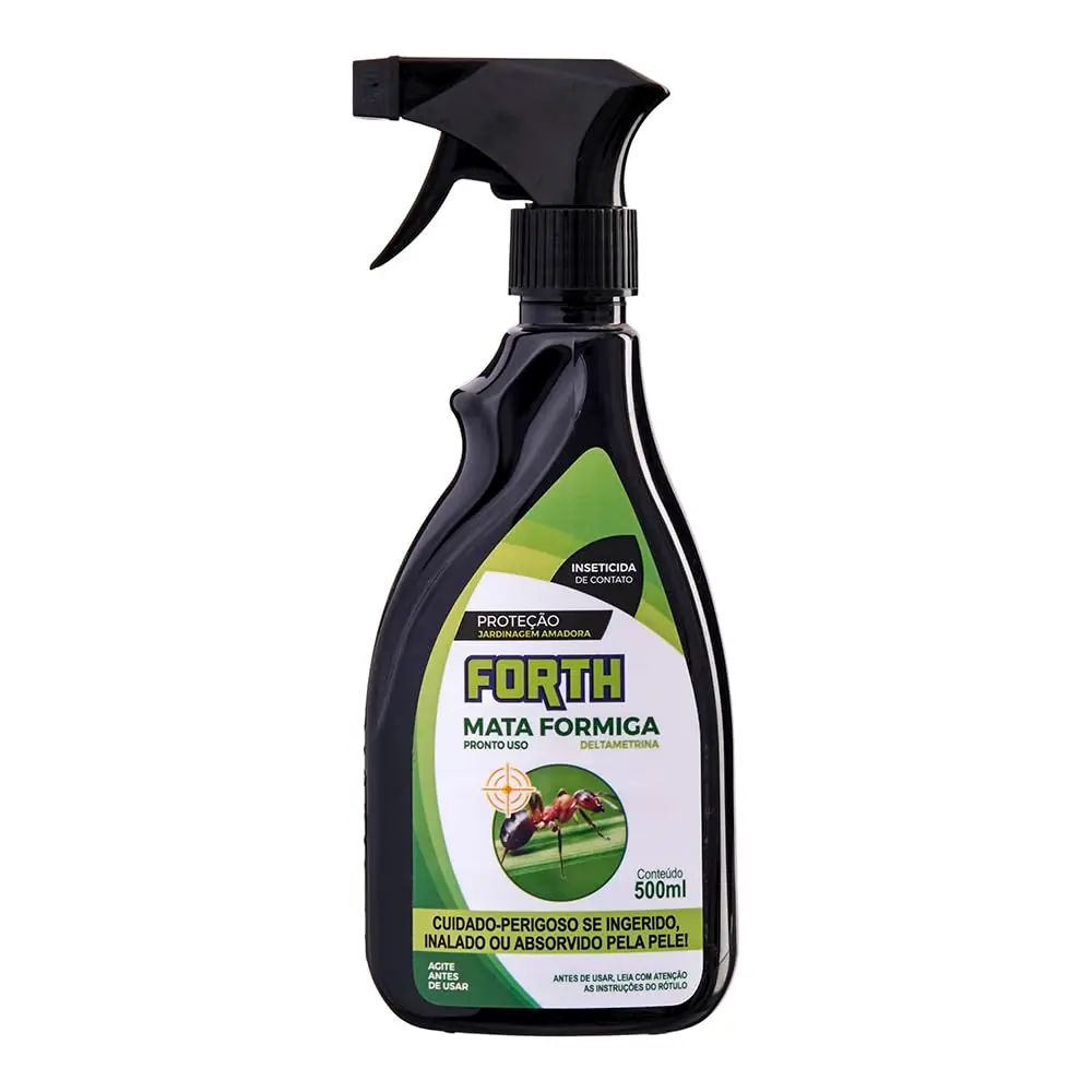 Forth Mata Formiga, Pronto Uso, Inseticida, Formicida, Exterminação de Formigas, Deltametrina, 500ml