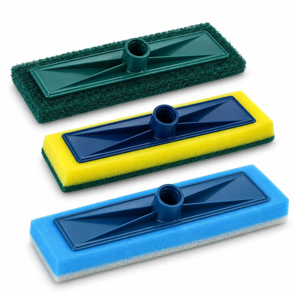 Kit 3 Esponjas de Limpeza para Rodo Abrasiva Vidros e Azulejos | Abrasiva, Vidros e Azulejos - 1