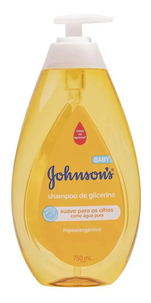 Shampoo Johnson's Baby Glicerina Hipoalergênico 750ml