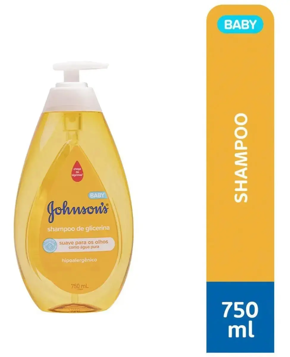 Shampoo Johnson's Baby Glicerina Hipoalergênico 750ml thumbnail 2