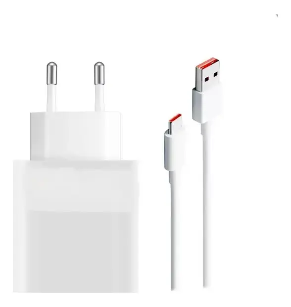 Carregador Turbo Usb C 67w (fonte + Cabo) Branco thumbnail 3