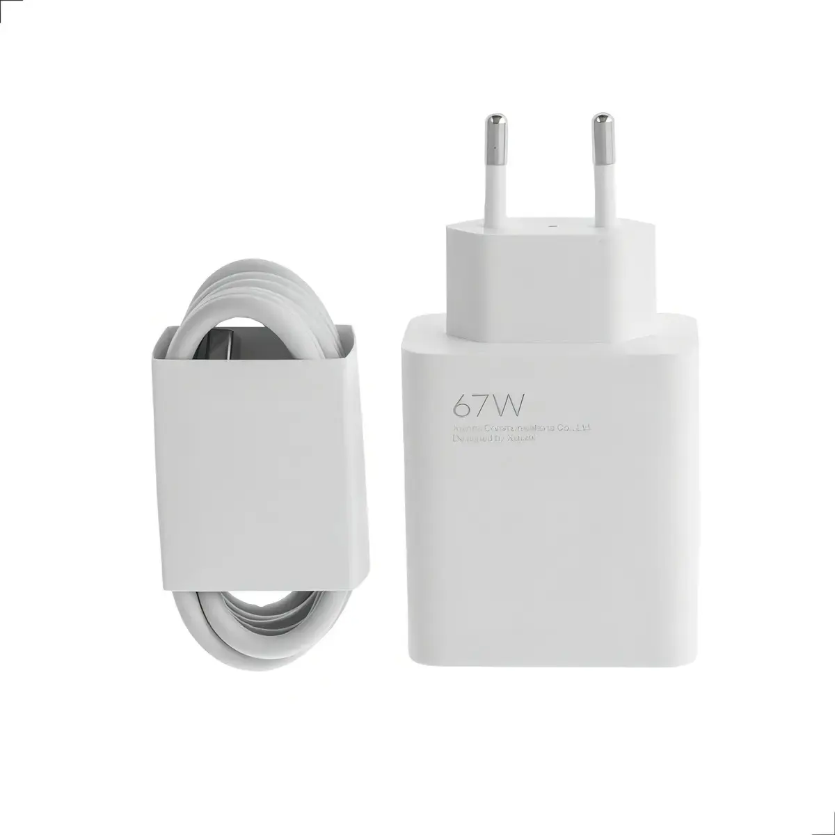 Carregador Turbo Usb C 67w (fonte + Cabo) Branco thumbnail 4