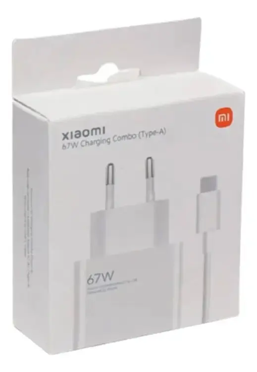 Carregador Turbo Usb C 67w (fonte + Cabo) Branco thumbnail 5