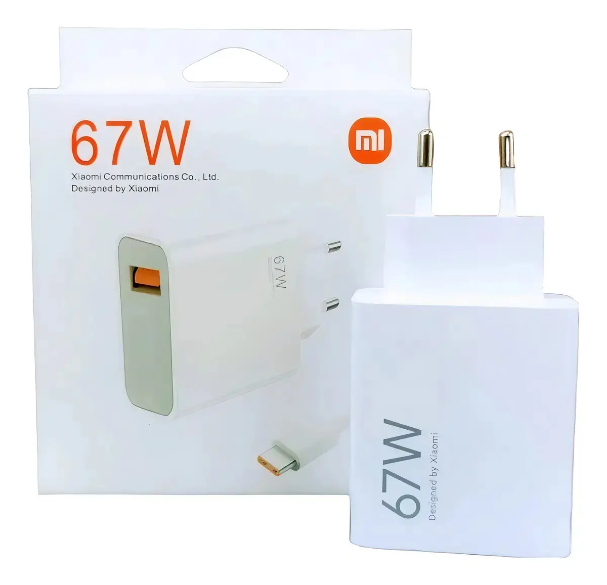 Carregador Turbo Usb C 67w (fonte + Cabo) Branco thumbnail 6
