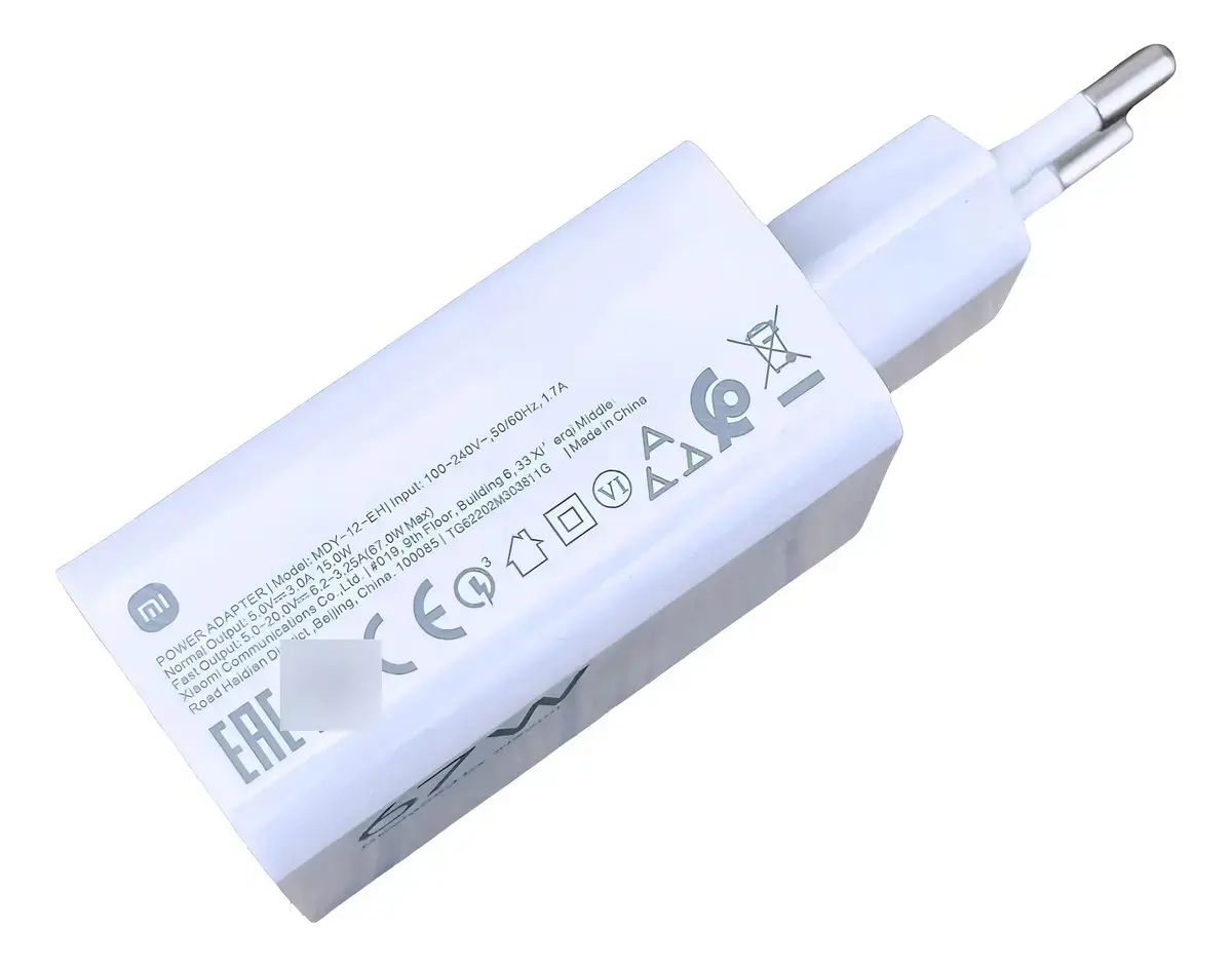 Carregador Turbo Usb C 67w (fonte + Cabo) Branco thumbnail 9