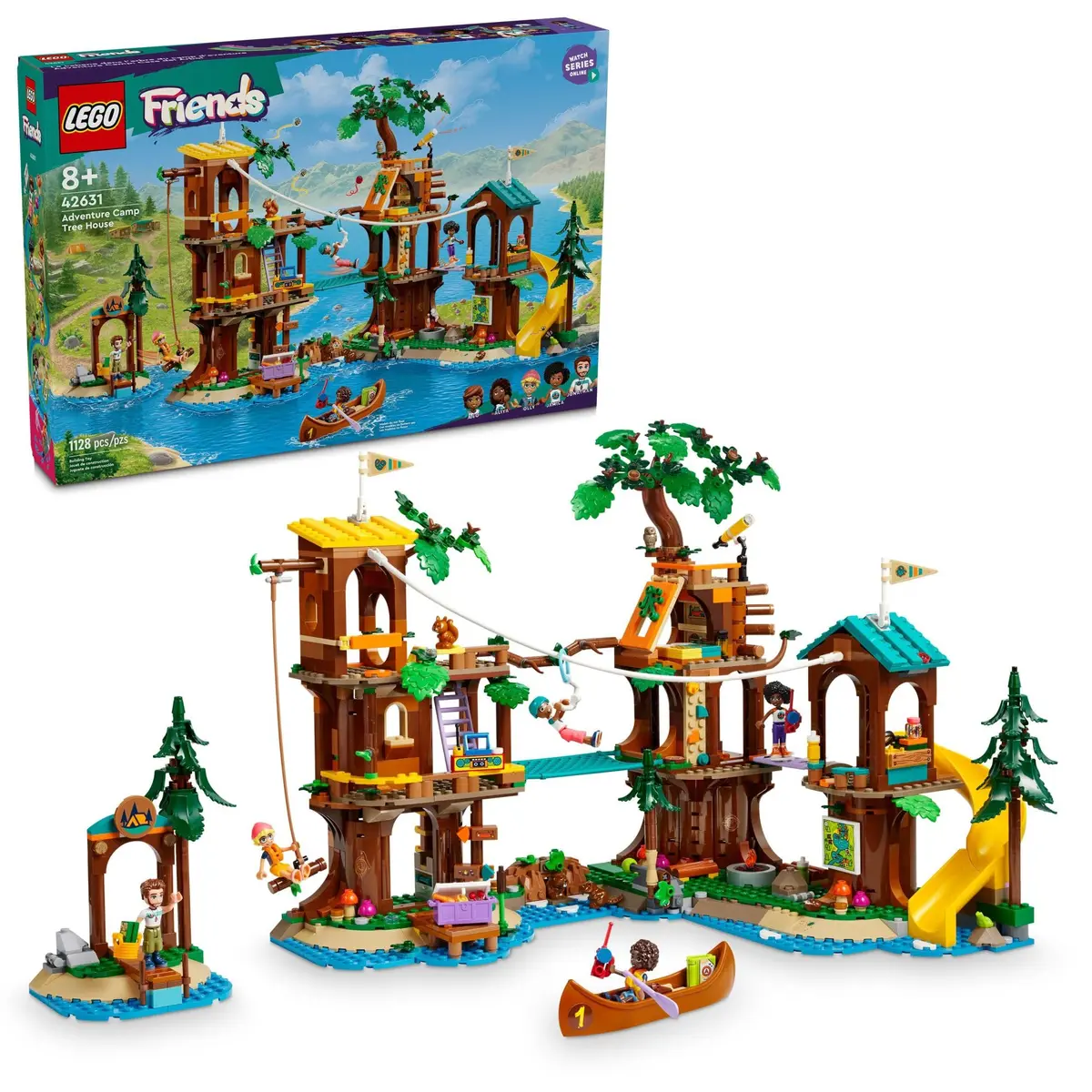 LEGO Friends Casa da Árvore do Acampamento de Aventuras 42631 (1.128 Peças) - 1