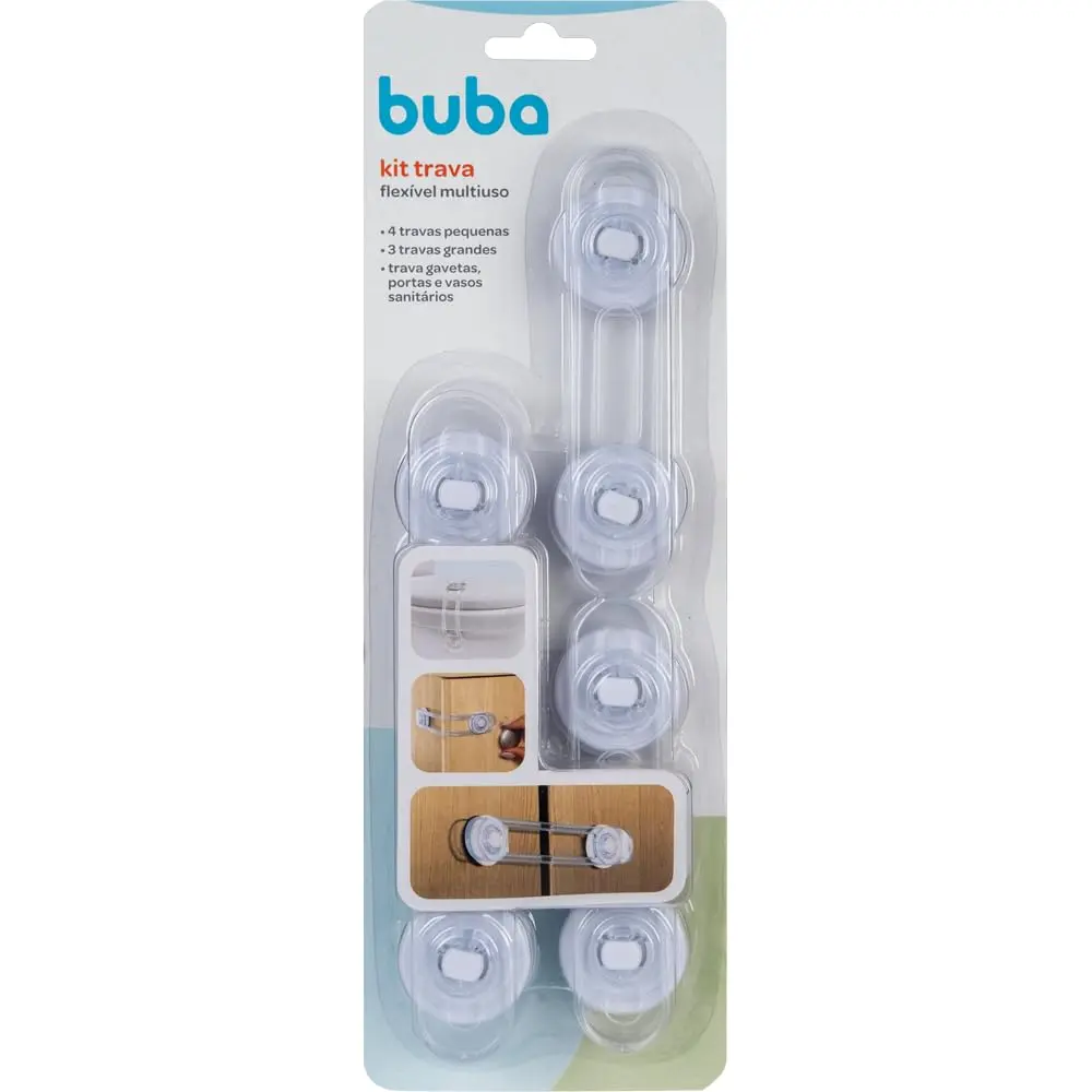 Buba Kit Trava Multiuso Flexivel Buba Branco 30X10X5