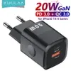 [	Moedas R$23] Kuulaa 20w gan carregador pd qc 3.0   - 1