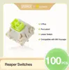 [App | Moedas R$44] 100 unidades Interruptor Linear EPOMAKER x LEOBOG Reaper 5 pinos - 1