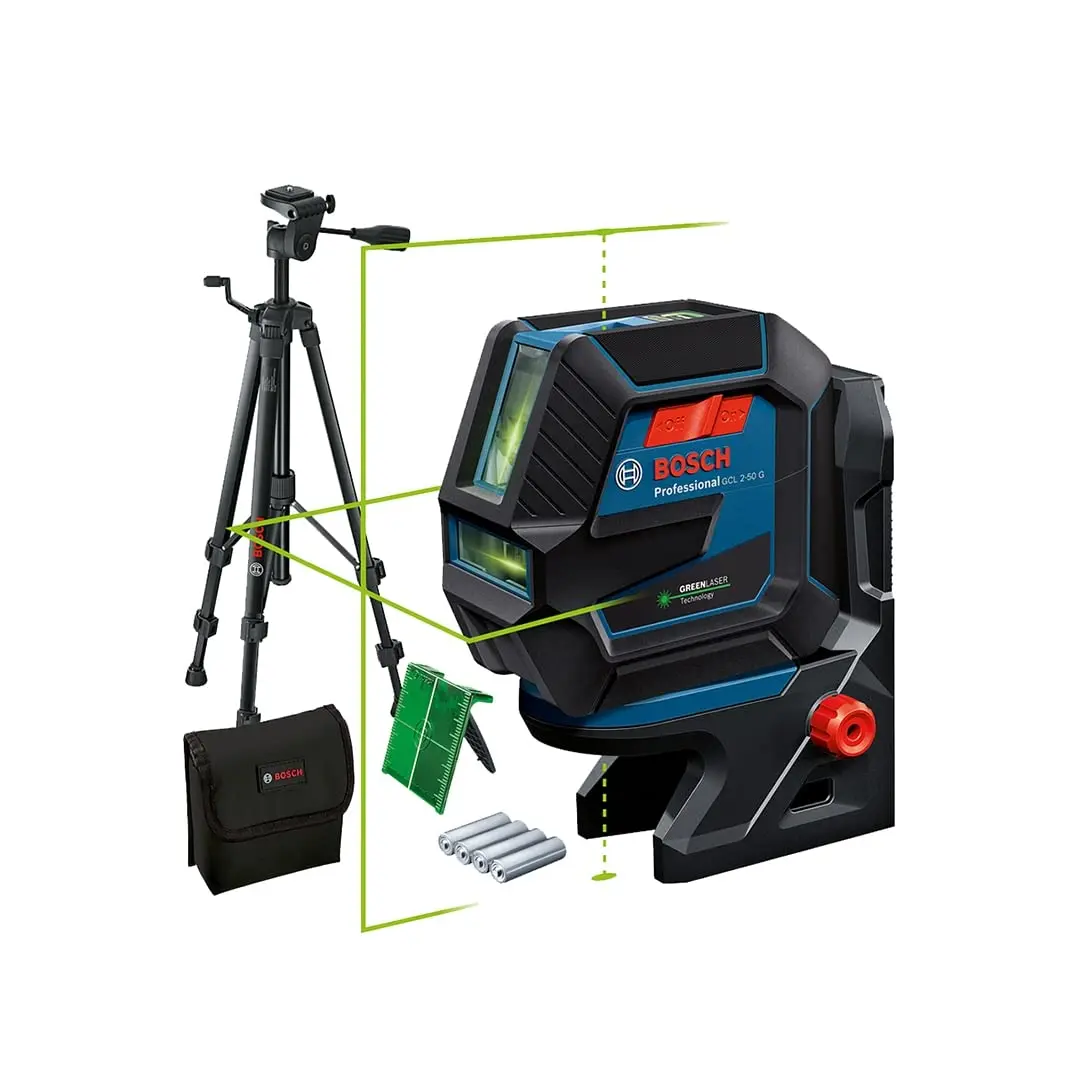 Bosch Nivelador De Linhas Verdes 50 M Com Pontos Gcl 2-50 G
