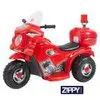 Motocicleta Moto Elétrica Infantil Luz Sirene Polícia E Baú - 1