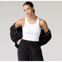 Camiseta Regata Feminina Oxer com Bojo Canelada Sem Costura - 1