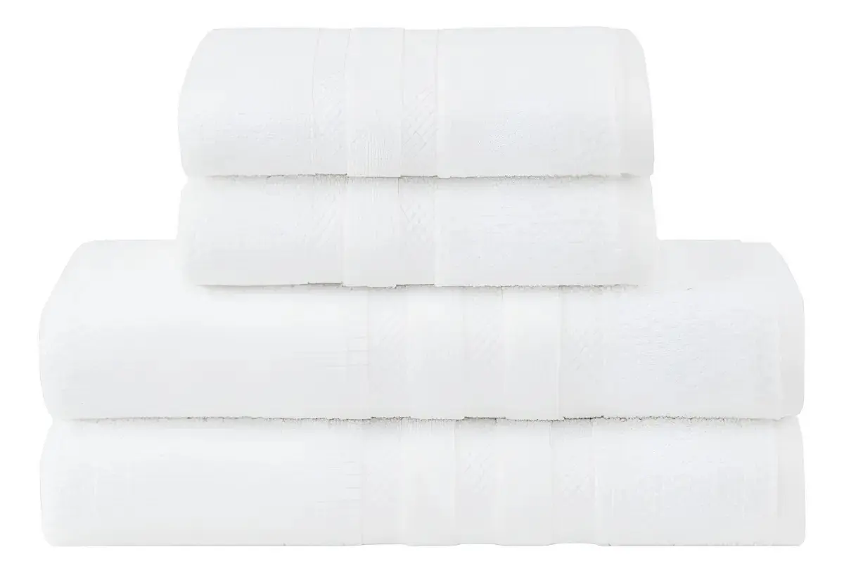 Jogo De Toalha Banho Buddemeyer Vanilla Extra Soft 4 Cor Branco