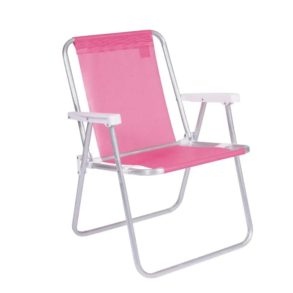 Mor - Cadeira Alta Sannet Alumínio Rosa - 1