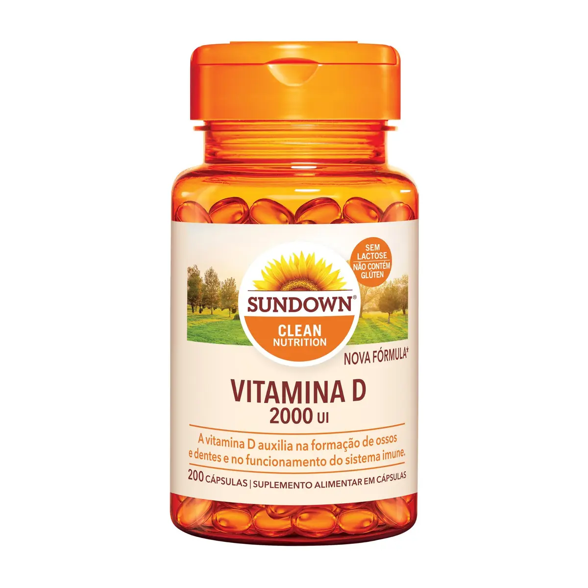 Suplemento Alimentar Sundown Vitamina D 2.000 UI 200 Cápsulas - 1