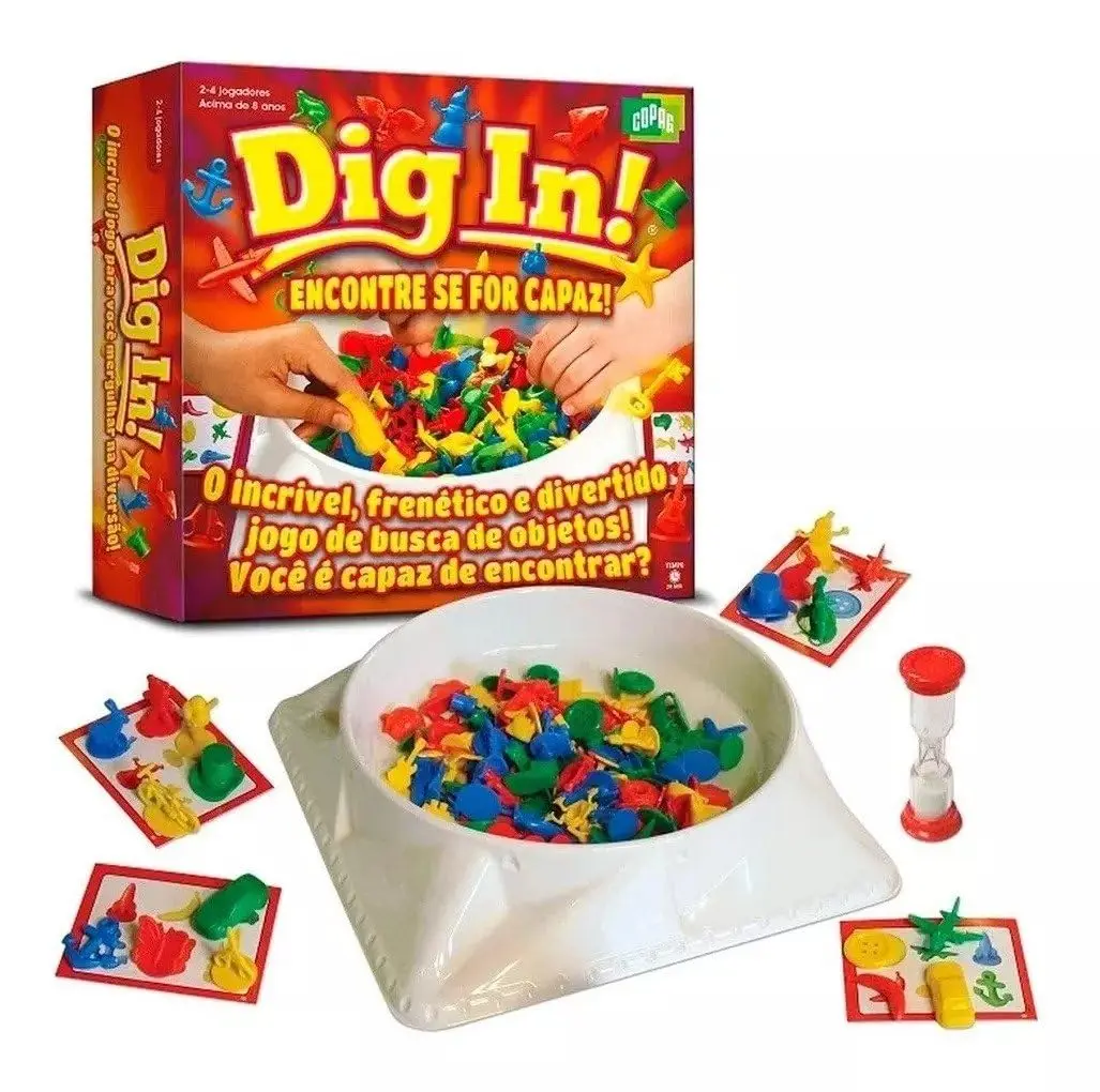 Jogo Dig In - Encontre Se For Capaz - Copag