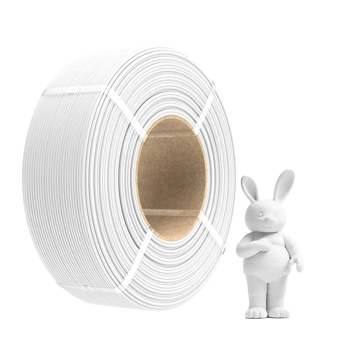 Creatorally Filamento PLA Fosco Alta Velocidade 1,75mm 1kg Branco Refil | Até 600mm/s, Matte premium, Precisão ±0,02mm, Baixo risco de emaranhamento