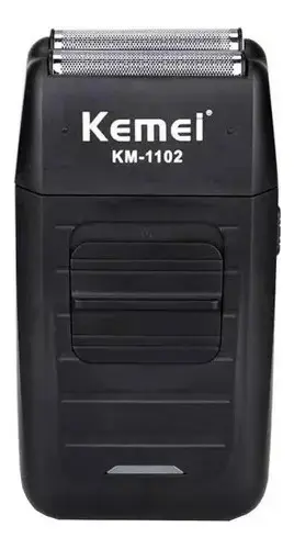 Barbeador Kemei Shaver KM-1102 Sem Fio Cabeças Laváveis