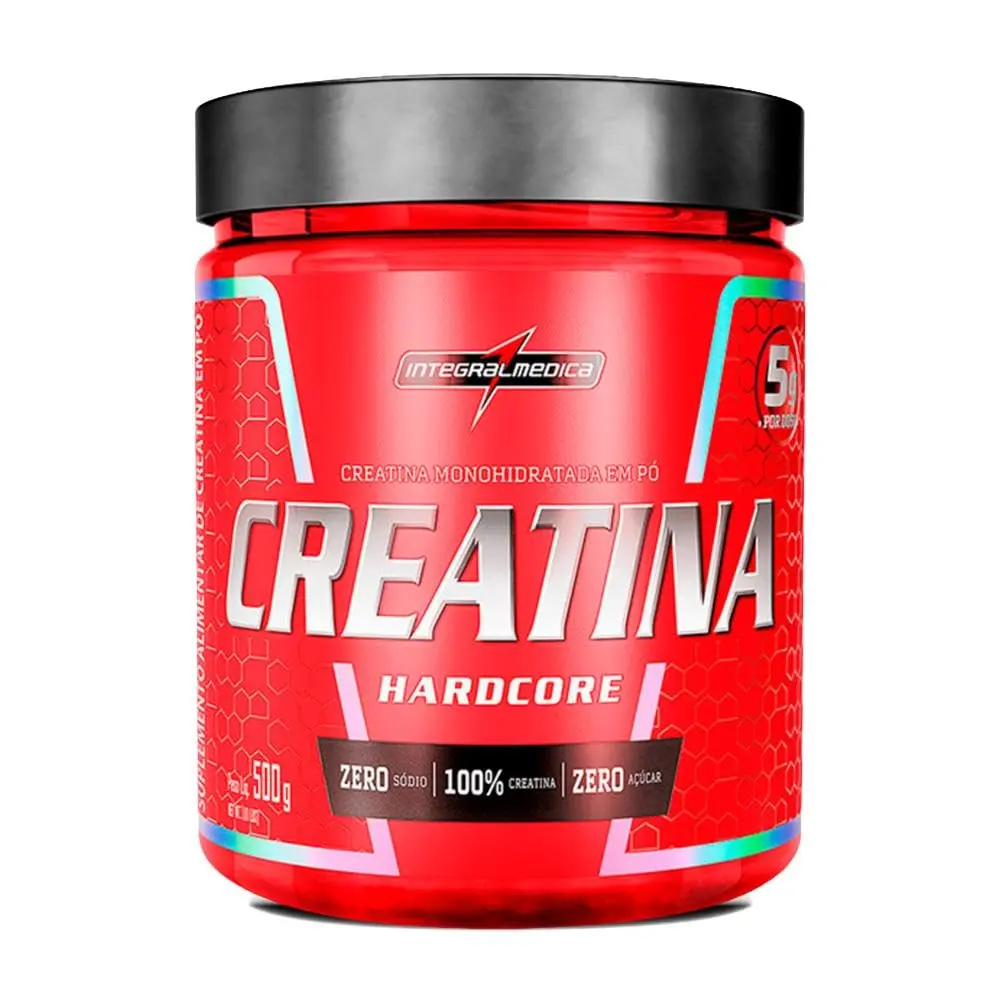 Creatina Hardcore Pote Integralmedica 500g - 1
