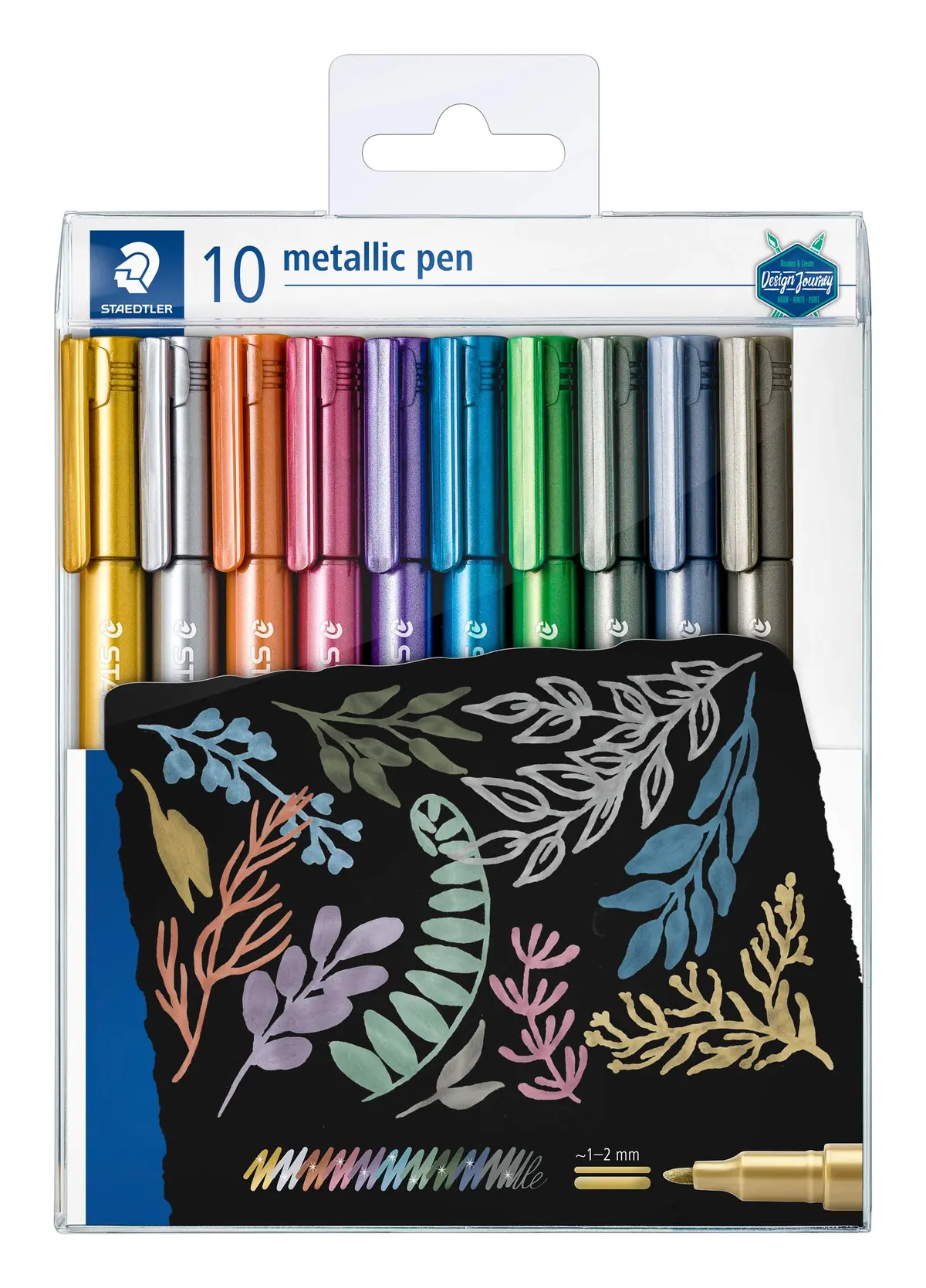 STAEDTLER Marcador Metálico, 10 Cores, 8323 TB10