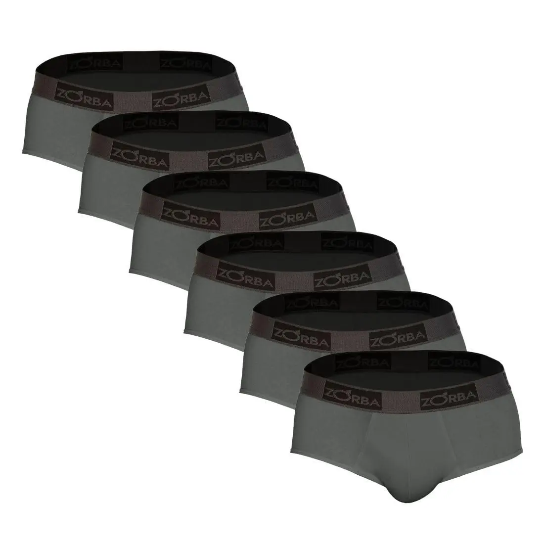 Kit 6 Cuecas Zorba Slip Comfort 674