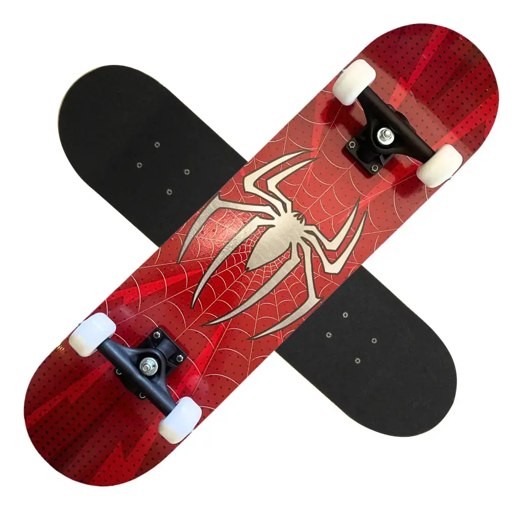 Skate Iniciante Completo Esqueite Desenho Skat Spider Aranha thumbnail 6