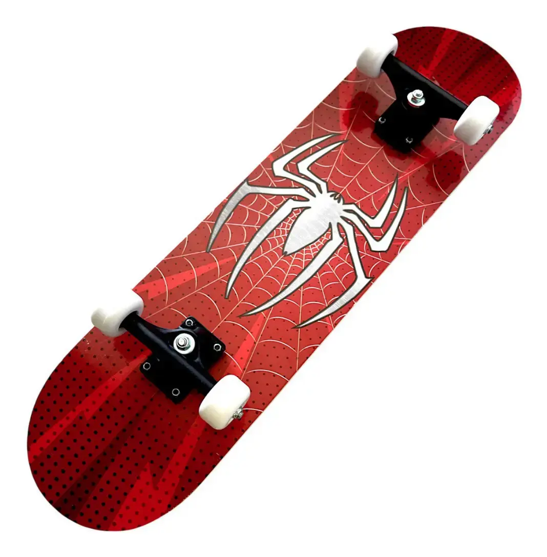 Skate Iniciante Completo Esqueite Desenho Skat Spider Aranha thumbnail 7