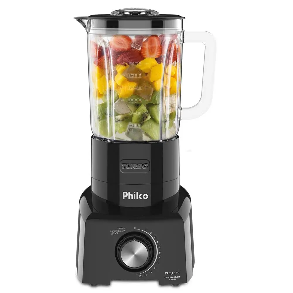 Philco Liquidificador PLQ1350 Turbo Glass 127V