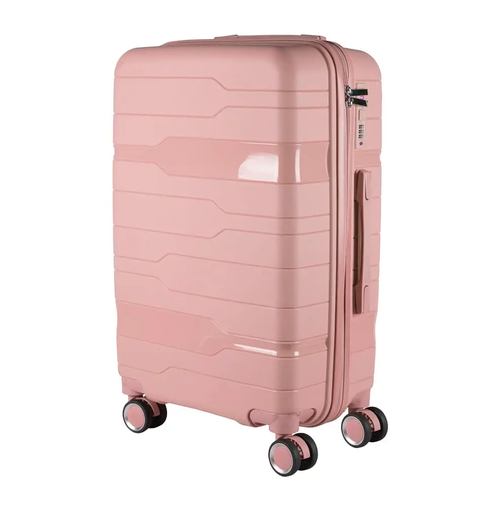 Mala de Viagem Media 23kg em Polipropileno 4 rodas 360 - AeroMalas Veneza (Rose) - 1