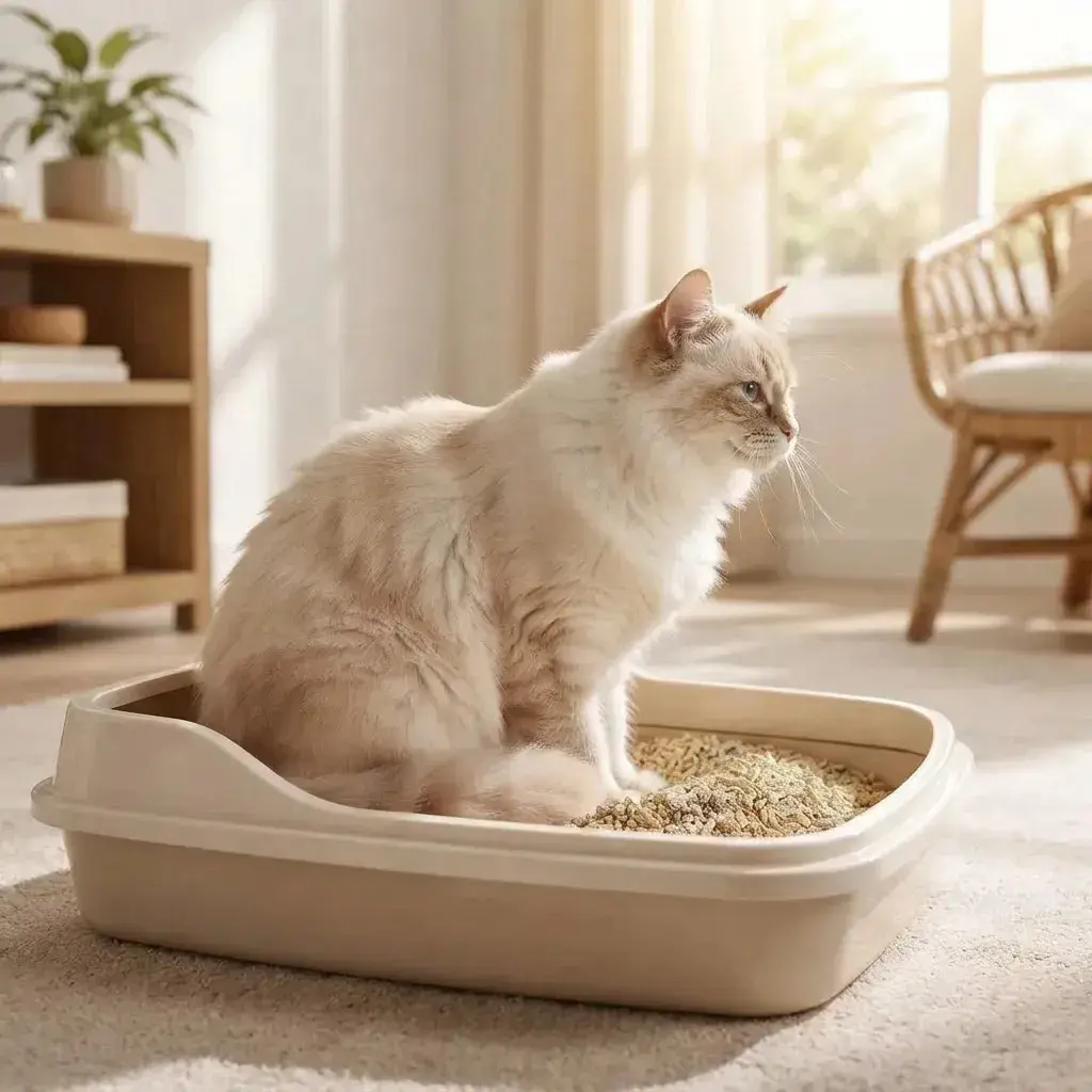 Areia Higiênica Granulado Para Gatos 4kg Mandioca + Minerais Controle De Odores Alta Absorção Econômica Biodegradável Não Suja Patinhas Rende Mais Banheiro Sanitário Pet Super Premium thumbnail 7