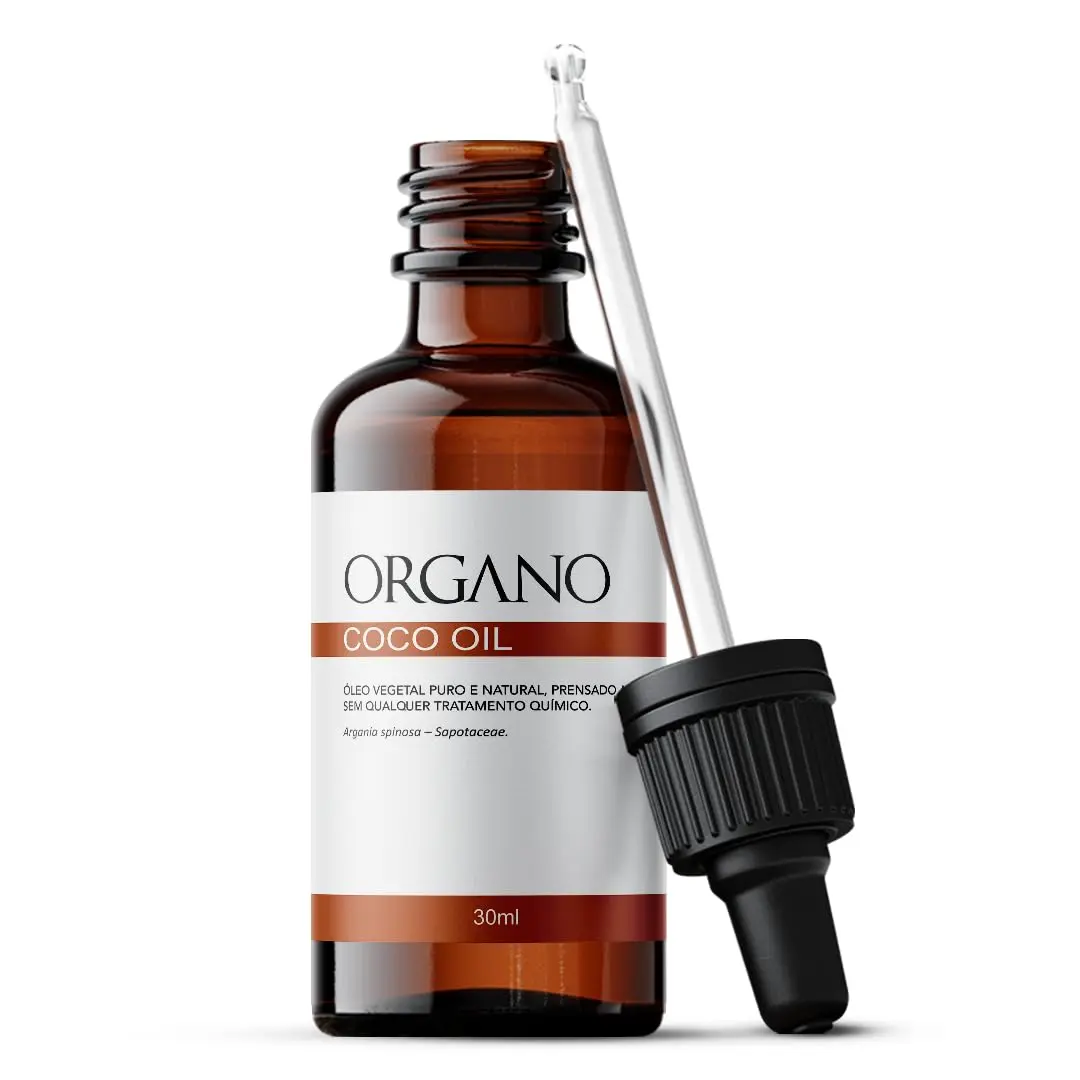Óleo Vegetal de Coco Fracionado ORGANO 100% Puro | Uso Capilar e Corporal - 1