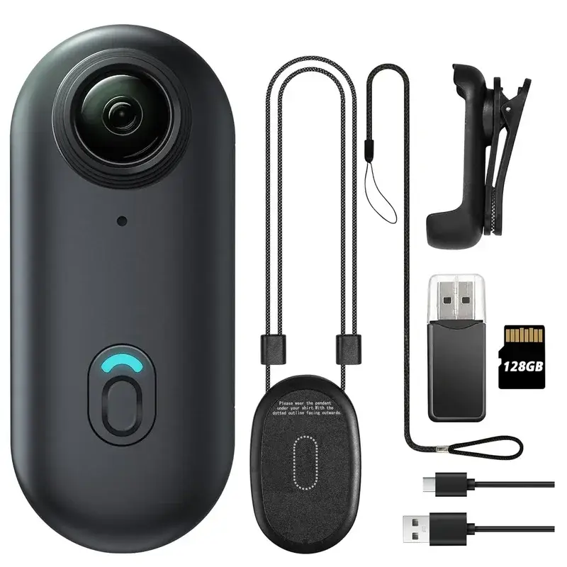 Mini Câmera Corporal para Capacete e Guidão de Moto, Câmera Esportiva de Rua com Bateria, Câmera Corporal Full HD para Ação Esportiva com WiFi H88 - 1
