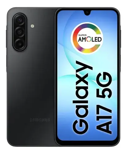 Smartphone Samsung Galaxy A17 5G 128GB 4GB Super AMOLED 6.7 Câmera 50MP Selfie 13 MP 5000 mAh NFC Dual SIM Recursos IA Preto - 1
