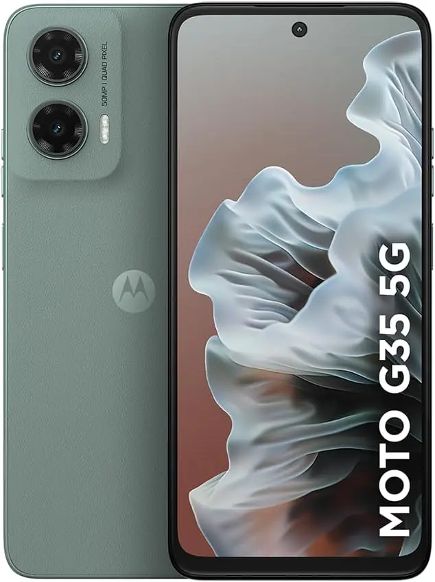 Smartphone Motorola Moto g35 5G - 256GB 12GB (4GB RAM+8GB Ram Boost) e Camera 50MP com AI NFC Tela 6.7" com Superbrilho - Cinza Vegan Leather - 1