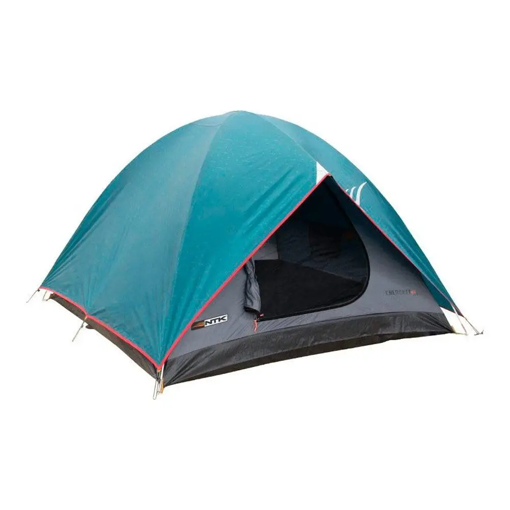 NTK, Barraca de Camping 3x3m Impermeável em Poliéster com Fibra de Vidro, para 5 a 6 Pessoas, Cherokee GT - 1