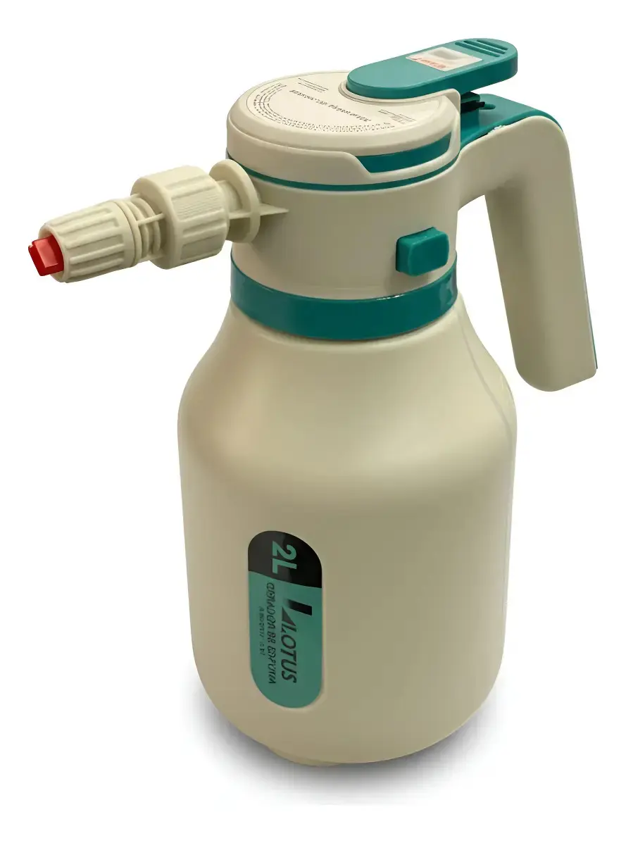 Gerador De Espuma A Bateria 2l Lotus 7.4v 3 Bar Lavagem Automotiva Branco