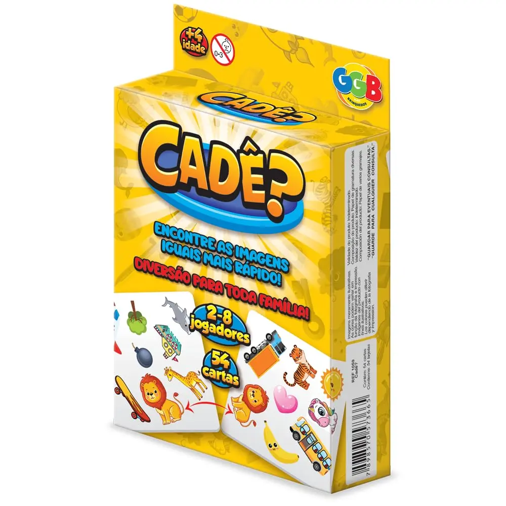 GGB Jogo de Cartas Educativo Cadê? - 1