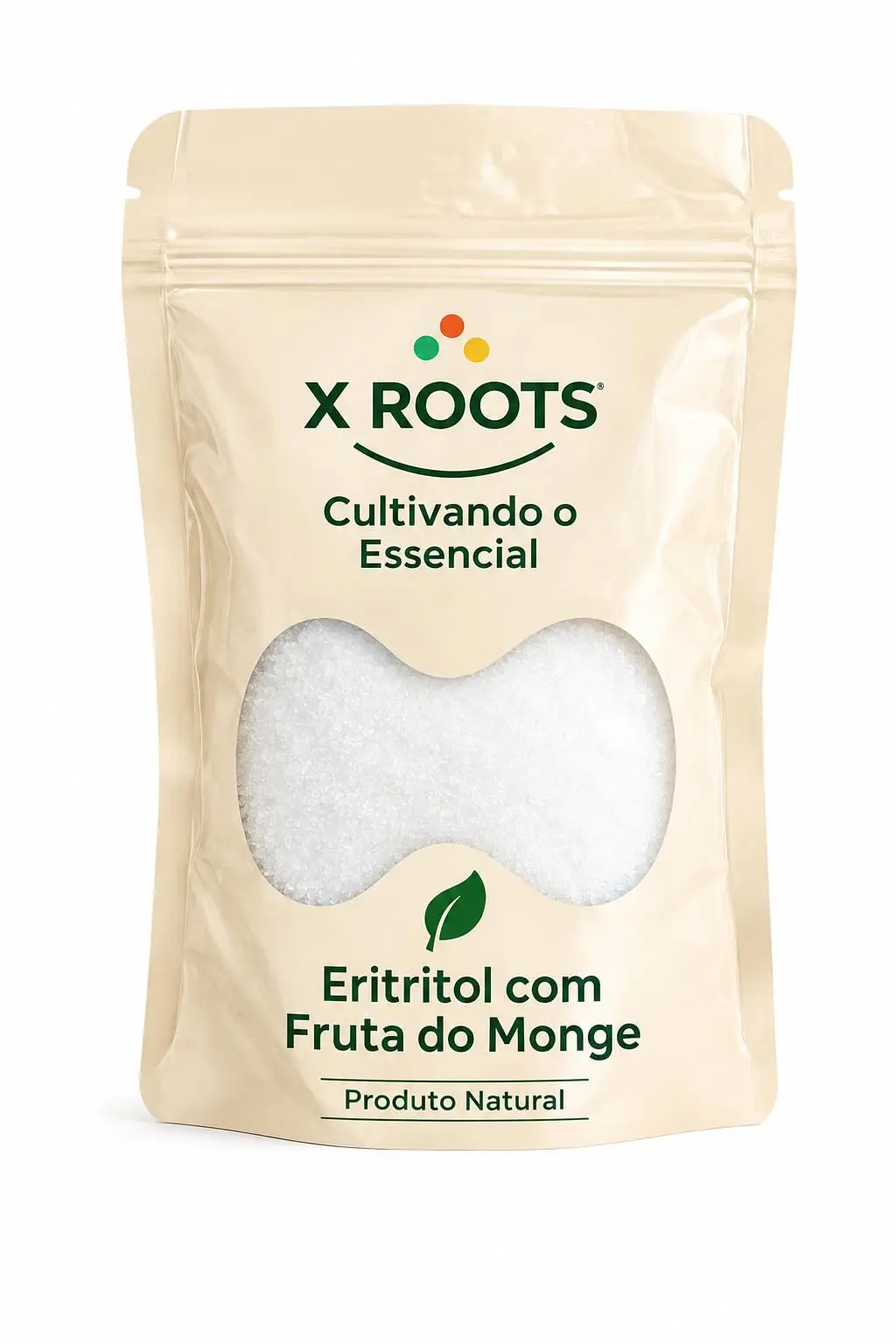 Adoçante Eritritol com Fruta do Monge Zero Kcal 500gr - X Roots