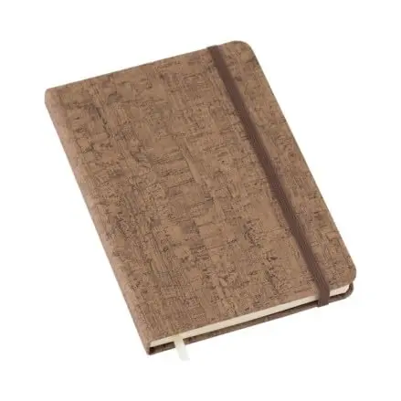 Caderno Com Pauta de Anotações A5 14x21cm 80 Folhas Caderneta Sketchbook (cortiça)