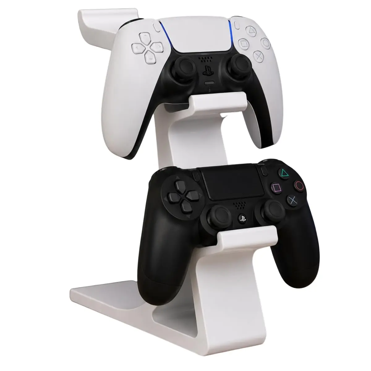 Suporte Porta Controle Gamer Headset Fone de Ouvido Organizador de Controle para Videogame acompanha 3 clip fecha alimento- YASDA (BRANCO)