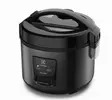 Panela de Arroz Elétrica Electrolux ERC10 Efficient 2 em 1 com Visor Glass por Rita Lobo 7 Xícaras - Preto/Inox - 1