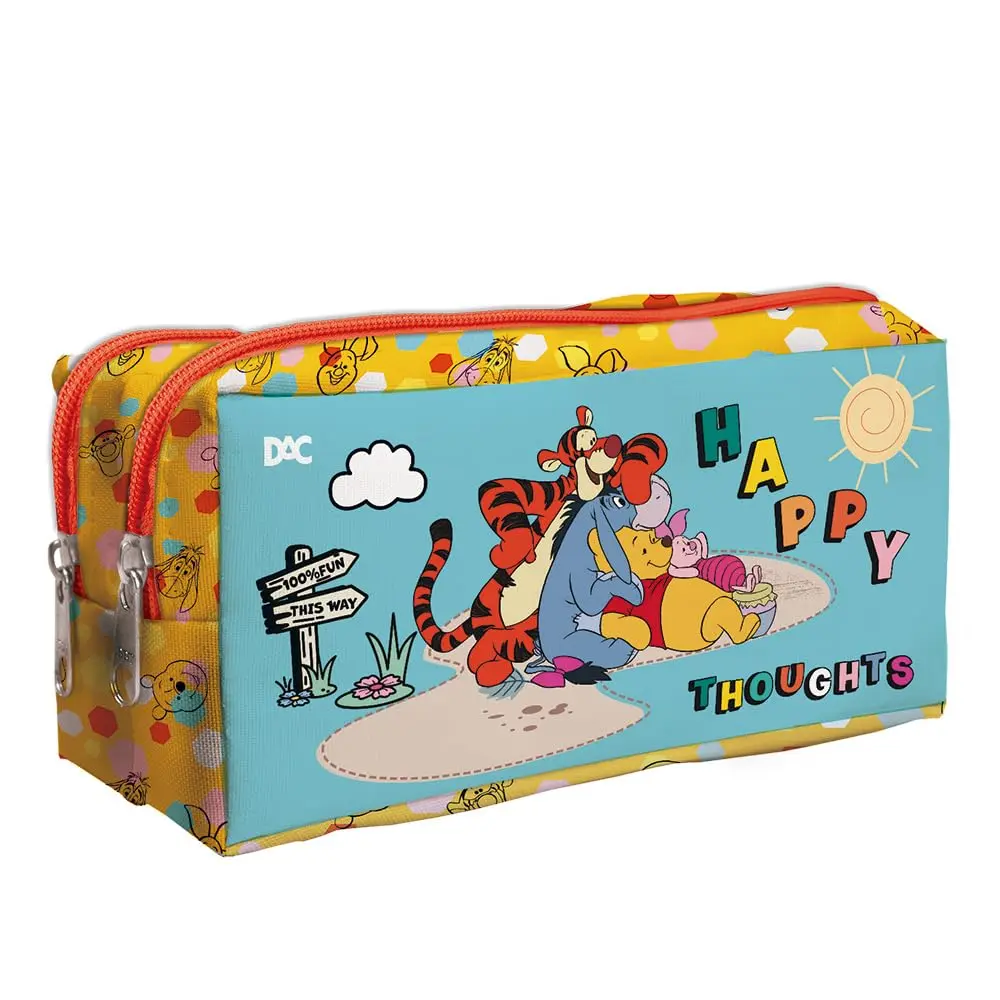 DAC - Estojo Duplo com 2 Zíperes em Tecido - Pooh
