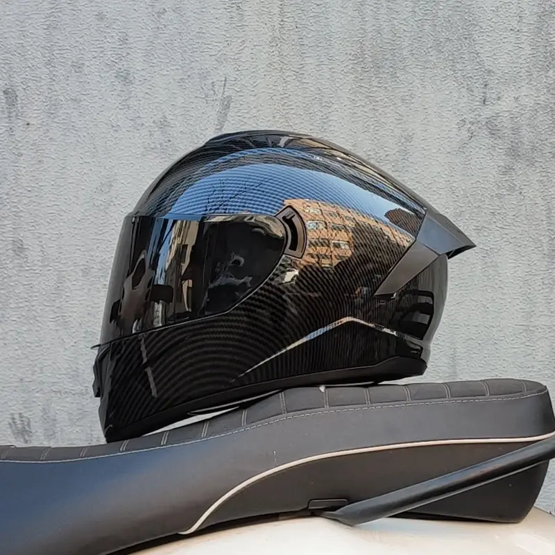 Capacetes de motocicleta para homem e mulher usar lente dupla locomotiva capacetes cascos para capacete da motocicleta - 1