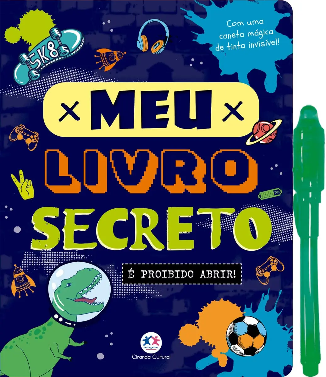 Meu livro secreto - É proibido abrir!: Com uma caneta de tinta invisível - 1